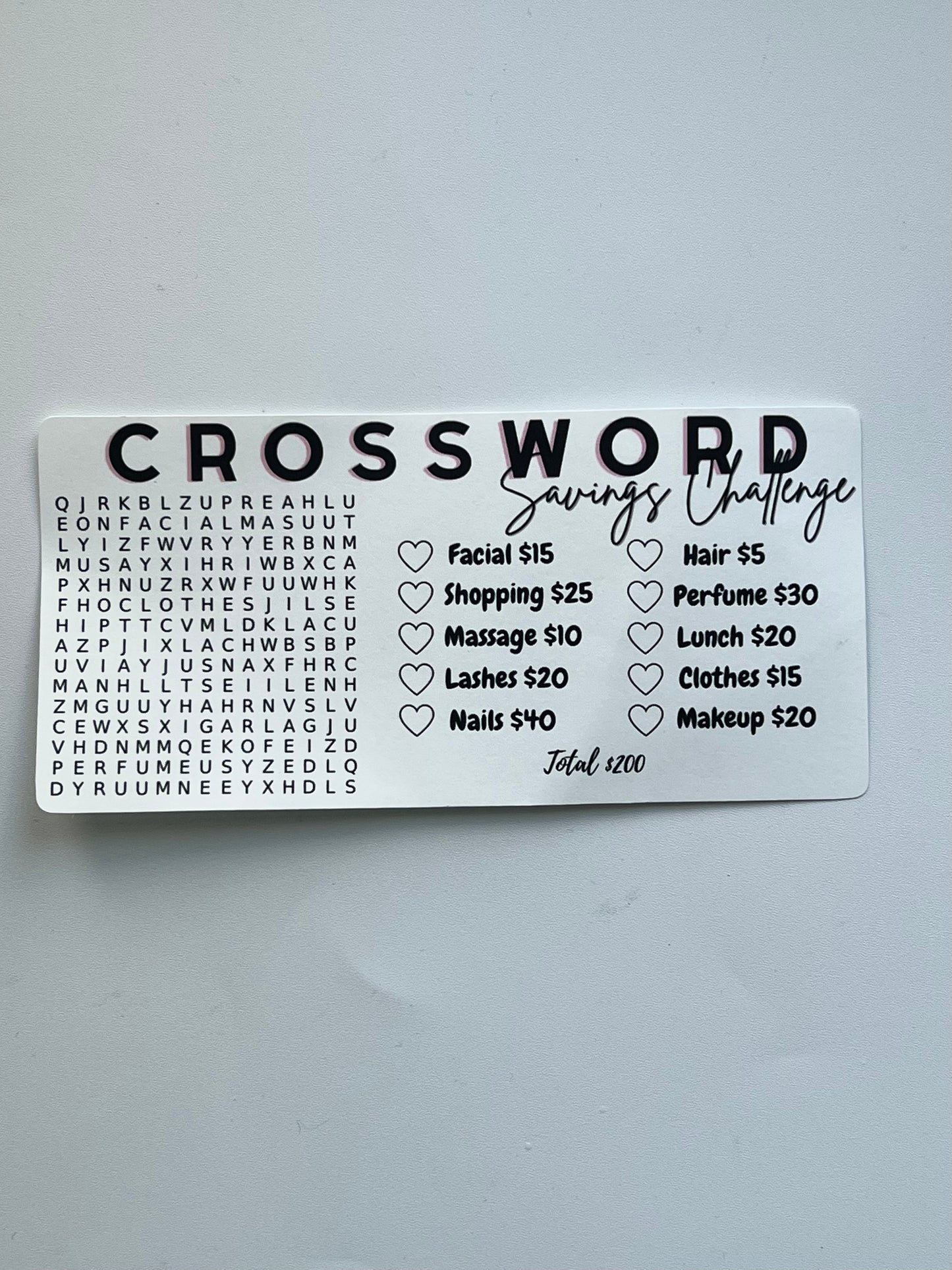 Self Care Crossword Puzzle