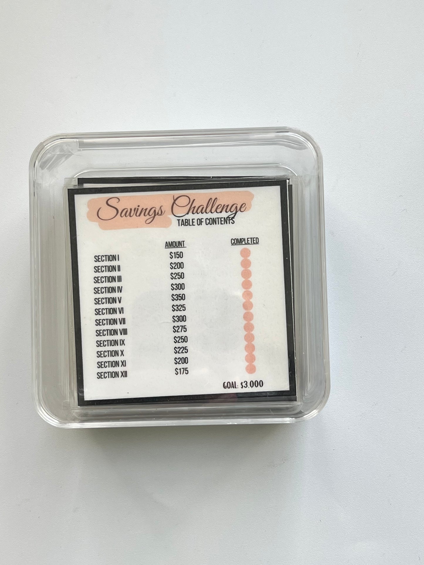 3K Savings Challenge